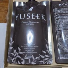 YUSEEK Cream Shampoo ダークブラウン 350g - メルカリ