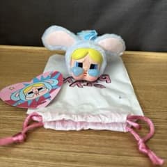 CRYBABYx 파워 퍼프 걸즈 시리즈 봉제인형 토끼 버블스