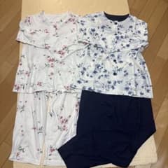 レディース パジャマ 上下セット 2点 花柄のサムネイル