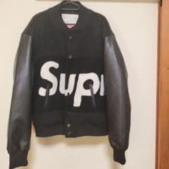 supreme シュプリーム スタジャン Lサイズくらい 黒のサムネイル