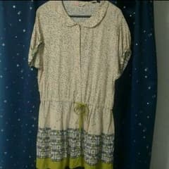売り切りたいので値下げプードゥドゥ家柄ワンピースのサムネイル