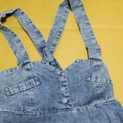 デニムワンピ[キッズ女の子140]のサムネイル