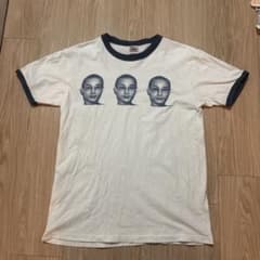Araki リンガーTシャツ ホワイト ネイビー Mサイズのサムネイル