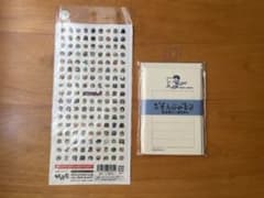 ゲゲゲの鬼太郎 妖怪ならべ 透明シール &そえぶみ箋 セット　水木しげるのサムネイル
