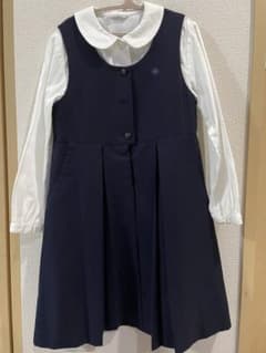 S*☆様 familiarフォーマルネイビー ブラウス付3点セット 小学校お受験 