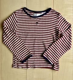 ZARA キッズ ボーダー 長袖Tシャツ 95のサムネイル