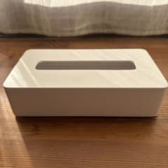 ティッシュケース ホワイト シンプルのサムネイル