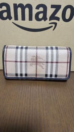 BURBERRY チェック柄 長財布 メンズ レディースのサムネイル