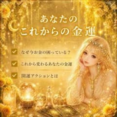 【金運霊視】 【金運上昇】財運・仕事運・収入運を徹底鑑定のサムネイル