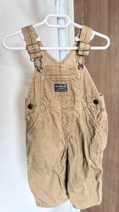 OSHKOSH オシュコシュ コーデュロイ オーバーオール サロペット ベージュのサムネイル