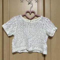 フラワーチュールトップス（白） GRLのサムネイル