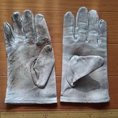 床革作業手袋（中古、汚れあり）のサムネイル