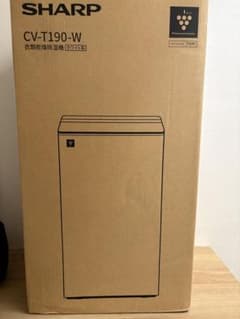 新品】SHARP 衣類乾燥除湿機 CV-T190-W 本体 - メルカリ