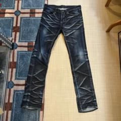 FUGA ダメージ加工 デニム 44 お兄系 鬼ヒゲ Y2K - メルカリ