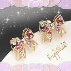 かほ様専用☆リボンピアスのサムネイル