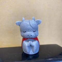 うしじぞう　おじぞうさん　３尊　ガチャ　フィギュア　置き物のサムネイル