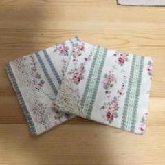 ⭐️手作り コースター2枚セット⭐️のサムネイル