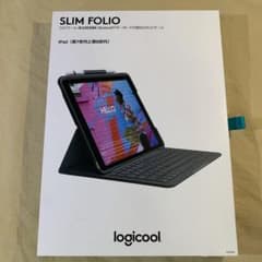 ロジクール　iK1055K SLIM FOLIO タブレットキーボード　iPadのサムネイル