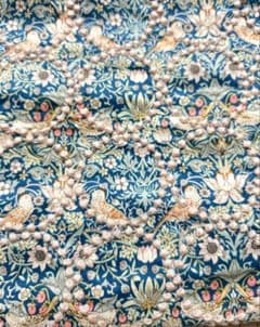 ミナペルホネン×リバティ伊勢丹限定 ピンク刺繍タンバリン生地