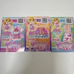 アイカツカード ピンクスター 3枚セットのサムネイル