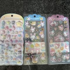 ドロップジェリー　フワらび　まじかるみゅーちゃん　サンリオコットン3セット