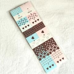 【同梱40円〜】forme. ラベラーシール 220枚 ハートアソートのサムネイル