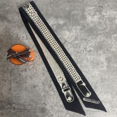 HERMES エルメス スカーフ ツイリー トレゾールドゥメドール 黒