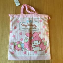 【新品】サンリオ マイメロディー 体操服入れ☆手ひも付き巾着のサムネイル