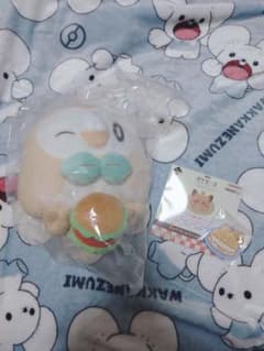 포켓피스 이치 반 쿠지 C상 모쿠로 봉제 인형 + 곰베 고무 매력