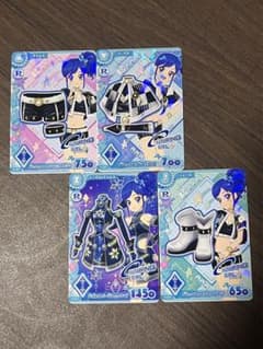 アイカツアンコールブラックフューチャ ーコーデコンプRレア 4枚セットのサムネイル