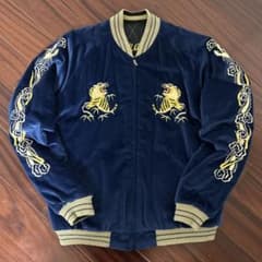 テーラー東洋 別珍×サテンキルト・リバーシブルスカジャン L - メルカリ