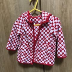ユニクロ　フリースパーカー　薄手　90のサムネイル