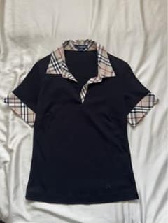 日本製 バーバリー プローサム刺繍ロゴポロシャツ 黒 XL ノバチェック 美品 BURBERRY GOLF ノバチェック ポロシャツ ワンピース M｜Yahoo