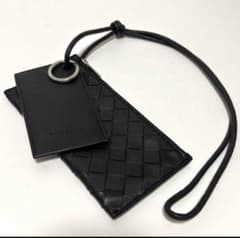 ボッテガヴェネタ ネックウォレット 財布 イントレチャート 黒 - メルカリ