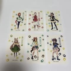 ウマ娘 プリティーダービー　ばかうけシール　6種のサムネイル