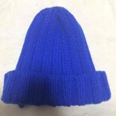 青 ニット帽(ぴら様専用)のサムネイル