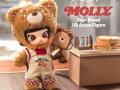 POPMART MOLLY Bear Bread 1/8 アクションフィギュア - メルカリ