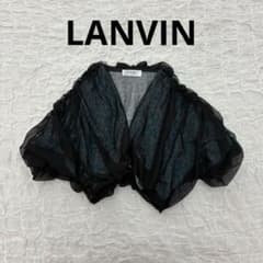 LANVIN シースルー レオパード柄 ストール ボレロ