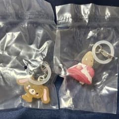 gold fish様専用ページ めじるしアクセサリー　くろうさ　マロンクリームのサムネイル