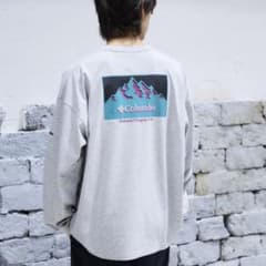 Columbia バックプリント長袖Tシャツ メンズのサムネイル