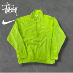BTS テテ着用モデル NIKE×STUSSY S ナイロン アノラック ネオン - メルカリ