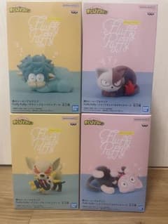 내 영웅 아카데미아 Fluffy Puffy 피규어 4종 세트