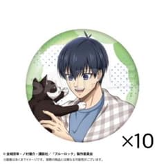 ブルーロック 潔世一 缶バッジ 猫と戯れ 10個セットのサムネイル