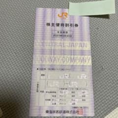 JR東海　株主優待割引券のサムネイル