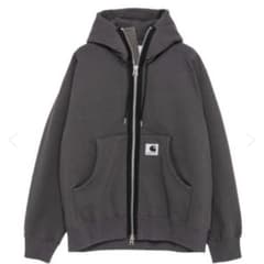 Carhartt sacai サカイ カーハート フルジップパーカー　グレーのサムネイル