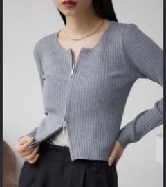 AZUL BY MOUSSY Wジップロングスリーブプルーオーバーのサムネイル