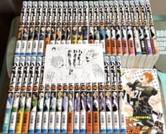 ハイキュー 全巻セット(1巻〜45巻+ポストカード) - メルカリ
