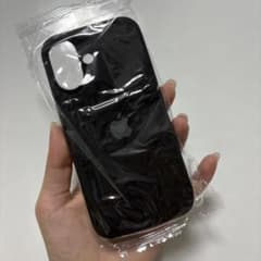 iPhone 16用ケース ブラック 背面カバーのサムネイル