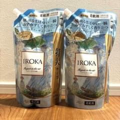 IROKA 柔軟剤 ミュゲインザエアの香り つめかえ用 650ml 2個セット - 3