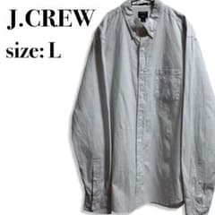 J.CREW 長袖シャツ チェックシャツ Lサイズ ヴィンテージ ブルー系